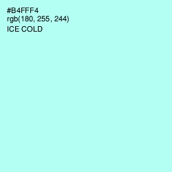#B4FFF4 - Ice Cold Color Image